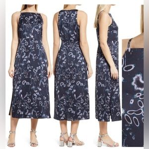 Square Neck Cami Midi Dress